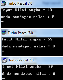 Contoh Program Case Of Dalam Turbo Pascal